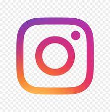rainbow pink-yellow camera outline - Instagram icon
